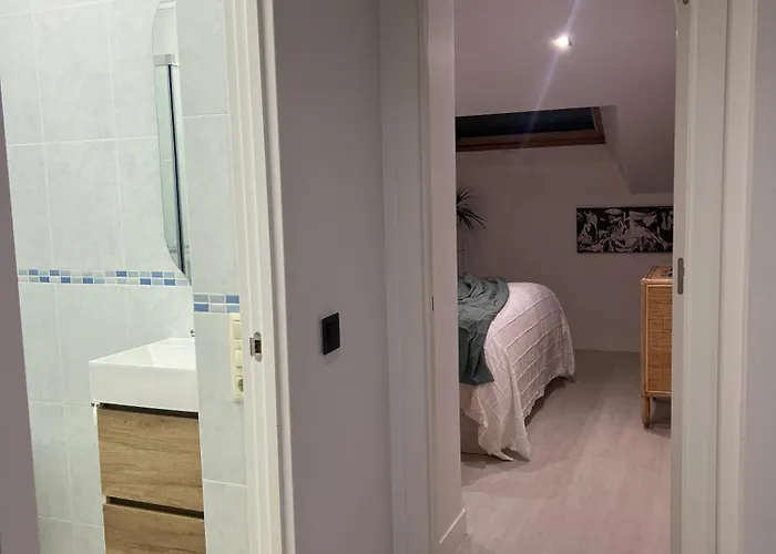 Atico Playa Palmas 아파트 Moaña